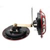 2PCS Car Super Loud Horns Red/Black Car Motorcycle Electric Blast Tone Air Horn Kit 12V 115DB Horn Speaker Horns Universal