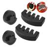 4pcs Rubber Violin Mute Violin Silencer Four Piece Set 2pcs Claw Style & 2pcs Round Tourte for Practice and Performance