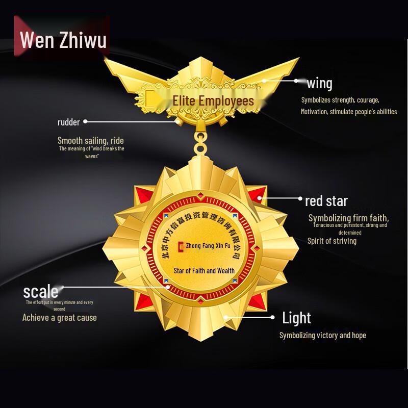 Customizable Honor Commemorative Medals and Badges