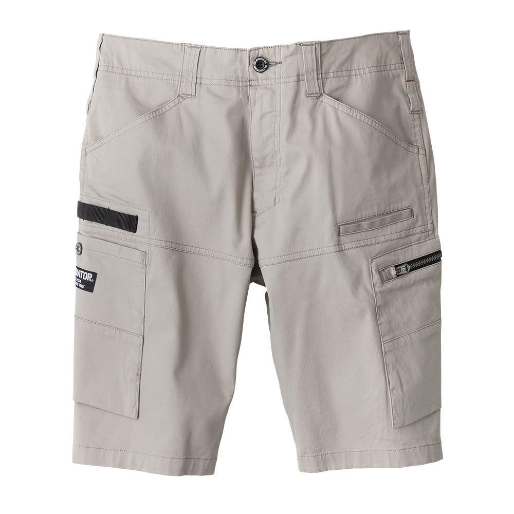 

[COCOS Nobuoka] GA-3936 Эластичные короткие карго, пепельный, 3L