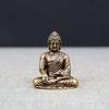 Miniature Amitabha Buddha Statue (for those born in the Year of the Dog or Pig) Made of Brass (4.9cm high x 3.4cm wide) - Protective Buddha for the