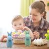 Coniglietti di Pasqua Decorazione in Morbido Floccato Coniglietti Adorabili Regalo di Compleanno o per le Feste per la Casa