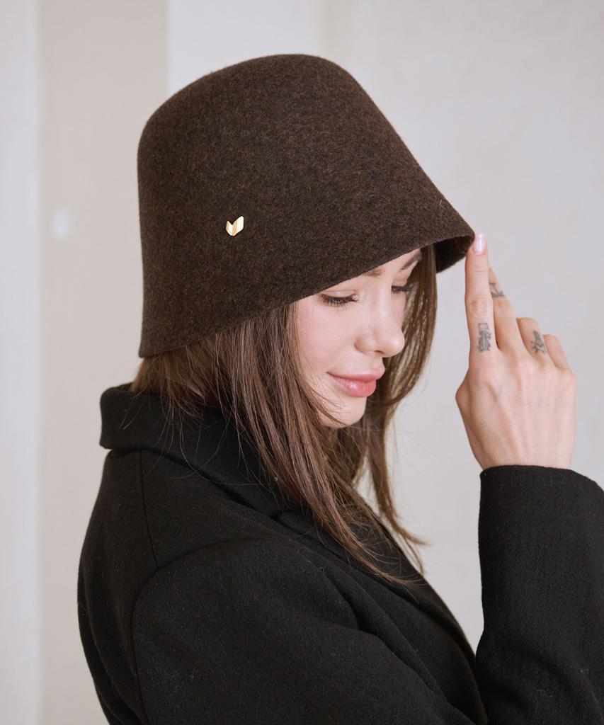 Koipeu Wool Bell Bucket Hat Cf073Ht049