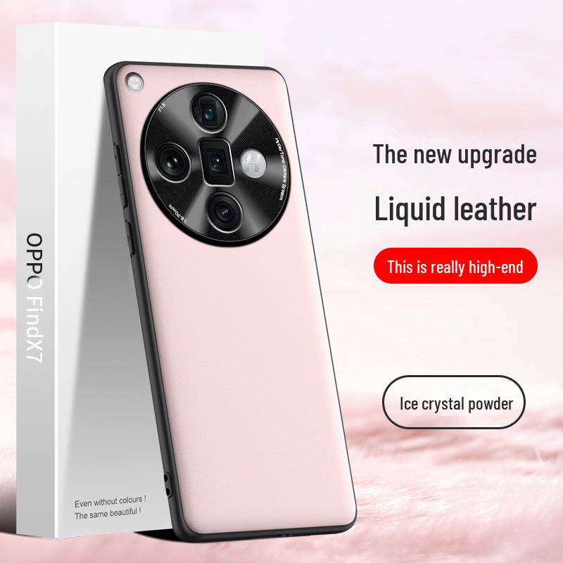 

Роскошный чехол из жидкой кожи для Oppo Find X7, защитный чехол от падений и обрастания в одном экземпляре. Стильный и прочный. oppoFindX7