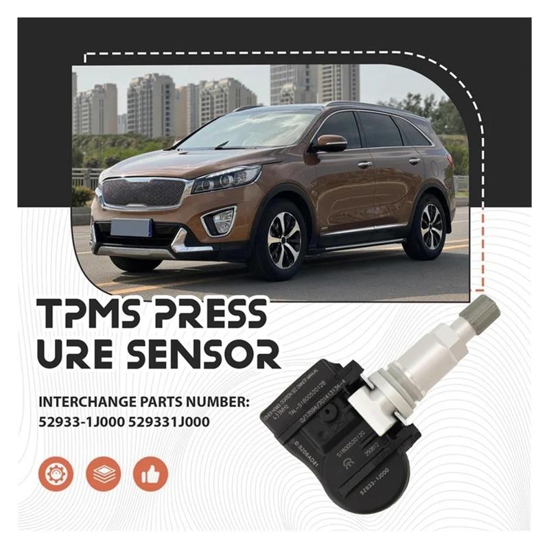 4PCS 52933-1J000 529331J000 TPMS TIRE PRESSURE SENSOR 433MHz TIRE SENSOR KIA FOR 2009 2010 2011 2012 KIA SORENTO II (XM)