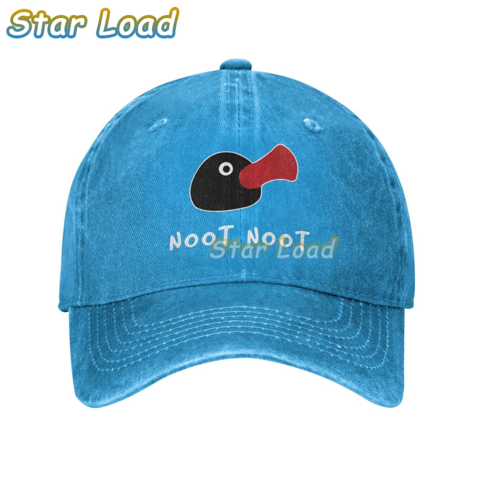 

Noot Noot Бейсбольная кепка Унисекс Шляпы Женские защитные козырьки Snapback Pingu Pinga Пингвин ТВ Кепки One Size