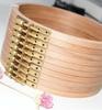 2X 3-12 Inch Wooden Bamboo Embroidery Frame Oval Embroidery Hoop Ring Cross Stitch Machine DIY Needlecraft Household Sewing Tool