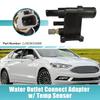 Engine Cooling Thermostat Interface Water Outlet Connector Efficient Cooling LR038758 Suitable For Discovery 2 2.0L 2.3L