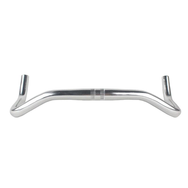 Bike Handlebar Rest Bend Bar Aluminum Alloy 22.2 *25.4*420mm Single Speed Bike Track Fixed Gear Road Bicycle Bullhorn Handlebar