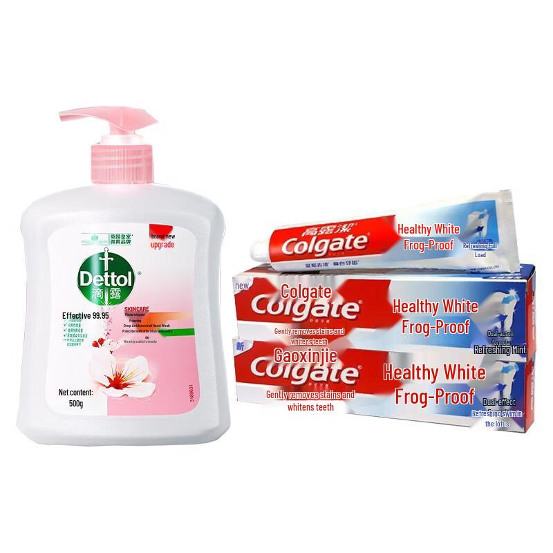 

Dettol Hand Wash & Colgate Toothpaste Bundle