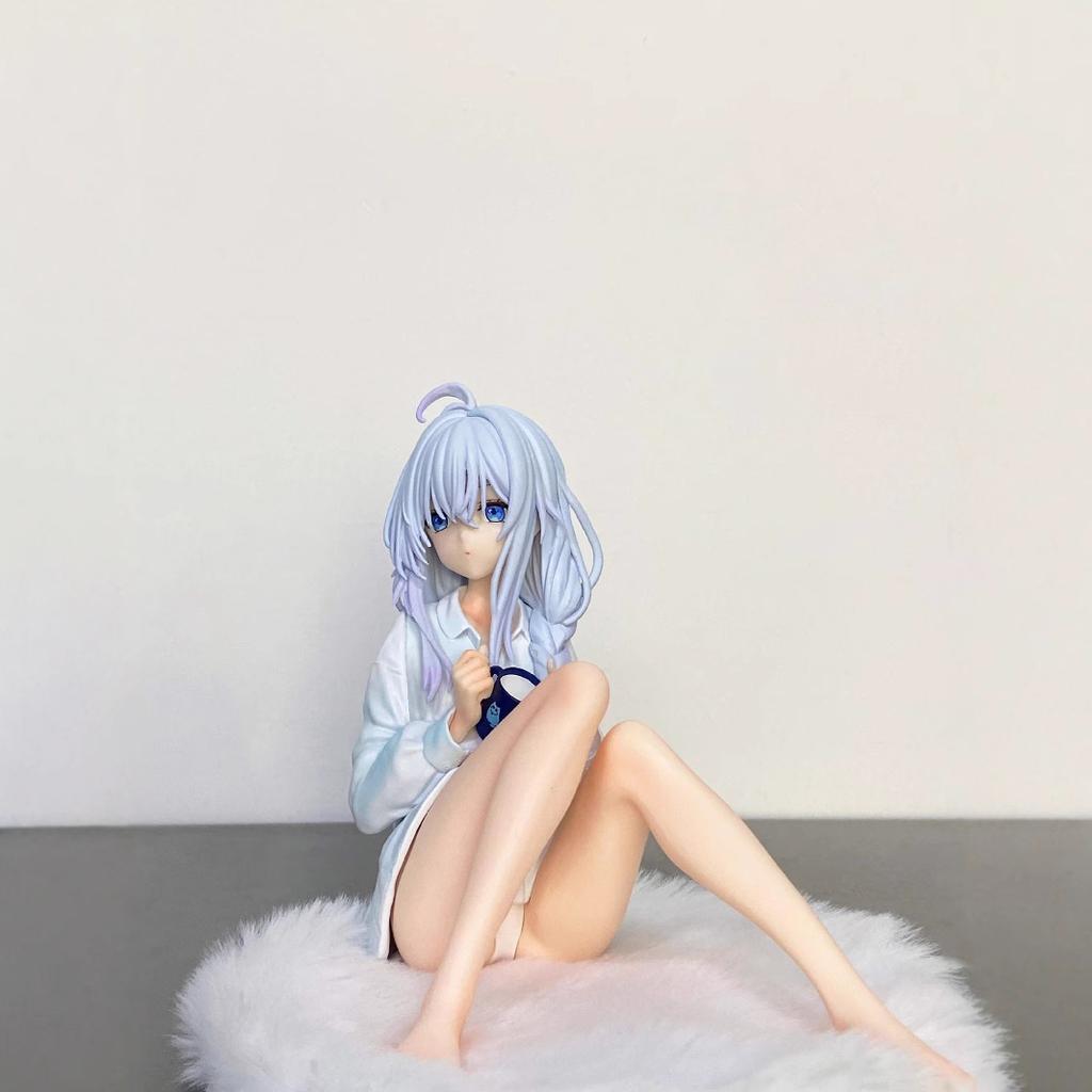 Majo No Tabitabi Elaina Nightwear Anime PVC Action Figure Toy Sculpture Model Doll