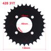 High Quality 428 31tooth 31T 32tooth 32T 48mm Rear Sprocket for ATV Quad Pit Dirt Bike Buggy Go Kart Motorcycle Motor