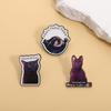 Katzen Memes UV-Druck Anstecknadeln Benutzerdefinierte Waschbär Broschen Anstecker Abzeichen Kleidung Lustiger Tier Schmuck Geschenk für Familie Freunde