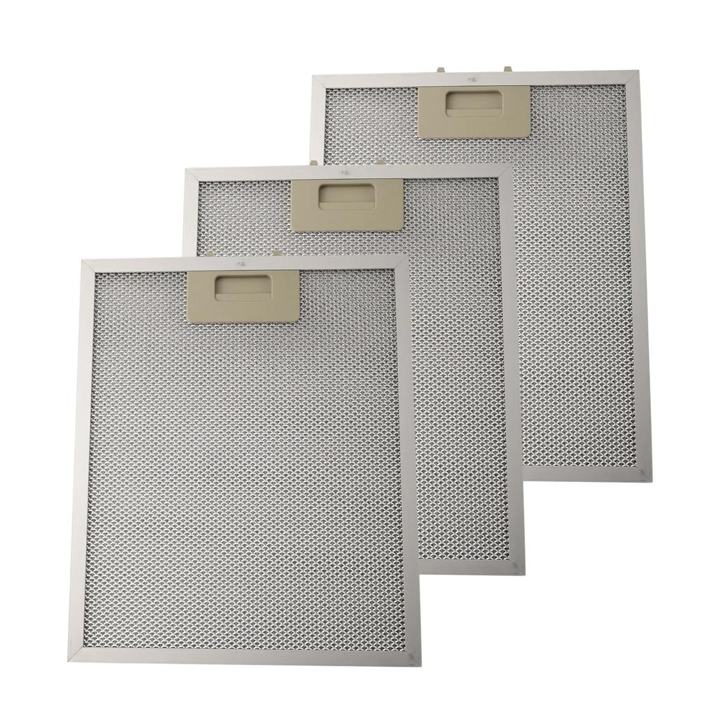 Aluminum Mesh Filters Grease Filters Improved Filtration Optimal Performance Pack Of 3 Regular Replacement Home Cooking