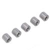 50Pcs Coupling Nut Round M4 Stainless Steel Rod Connector Nut Female Thread Fastener
