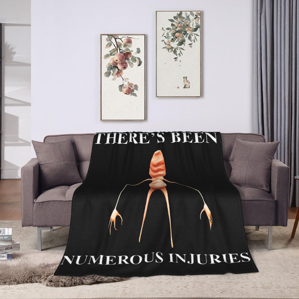 Marcus Der Wurm Weihnachten Weirdcore Weihnachtswurm Decken Korallenfleece Plüsch Winter Weiche Überwurfdecke für Bett Reise Teppichstück