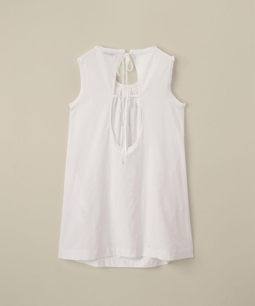 Limekeu Open Back Sleeveless Dress White
