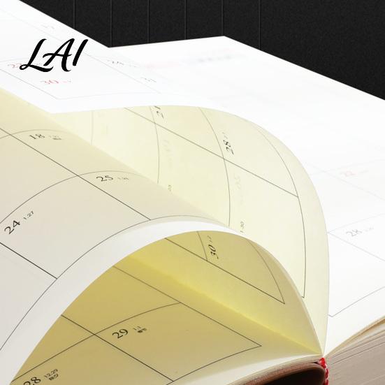 Academic Task Planner 2027 Daily Monthly Agenda Vintage Sheepskin Texture Cover A5 Portable Thick Paper Book for Business Office And Personal
