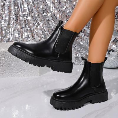 Fashion Ankle Women's Boots New Round Toe Modern Boots Women High Quality Plus Size Round Toe Best Seller Shoes for Women