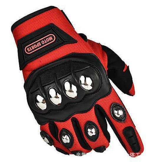 Men's Motorcycle Half-Finger Anti-Fall Gloves - Wear-Resistant Microfiber for Boxing, Fitness, and Off-Road Riding