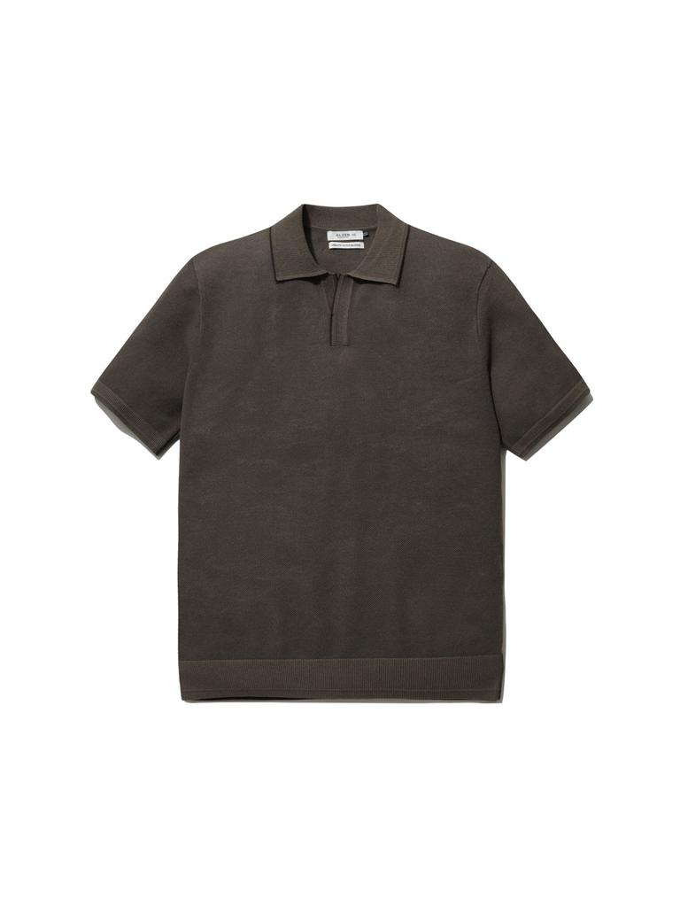 OLZEN Men'S Tipping Open Neck Thierry_Zog2Et1306Kh
