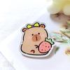 Cartoon Capybara Brooch Animals Cute Bag Pin Fashion Capybara Acrylic Badge