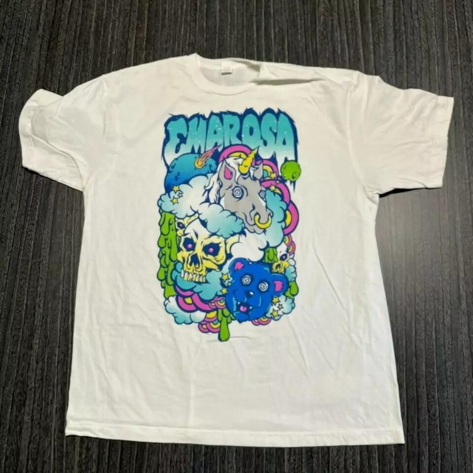 Rare Emarosa Band Band Short Sleeve Cotton White All Size T-Shirt NI1029 Unisex T-Shirt XXXL