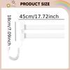 Electric Heated Towel Rack Smart Temperature Control Warming for Shower Black