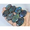 08Pcs Natural Chrysocolla Oval Shape Cabochon Loose Gemstone 405Cts. Lot C-1977