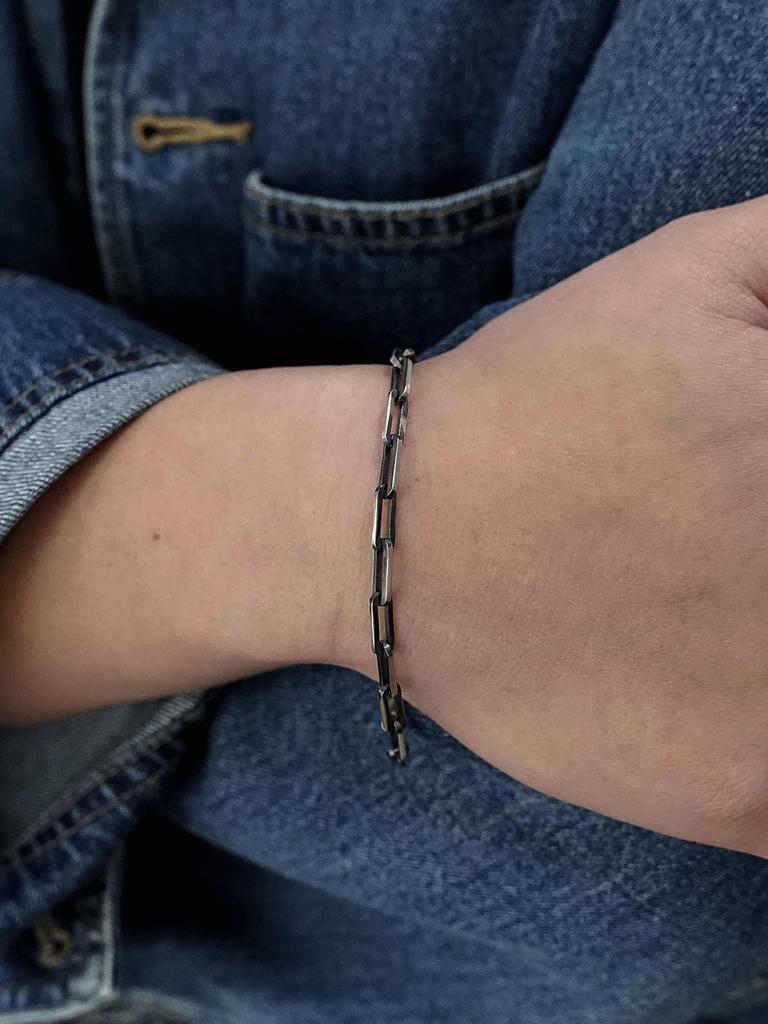 Harang Hr 233B_Silver Chain Bracelet