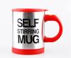 14oz 400ml doppelwandiger Edelstahl-Milchbecher mit Deckel und Griff für Kinder und Erwachsene, Kaffeebecher, automatischer Selbstmischbecher