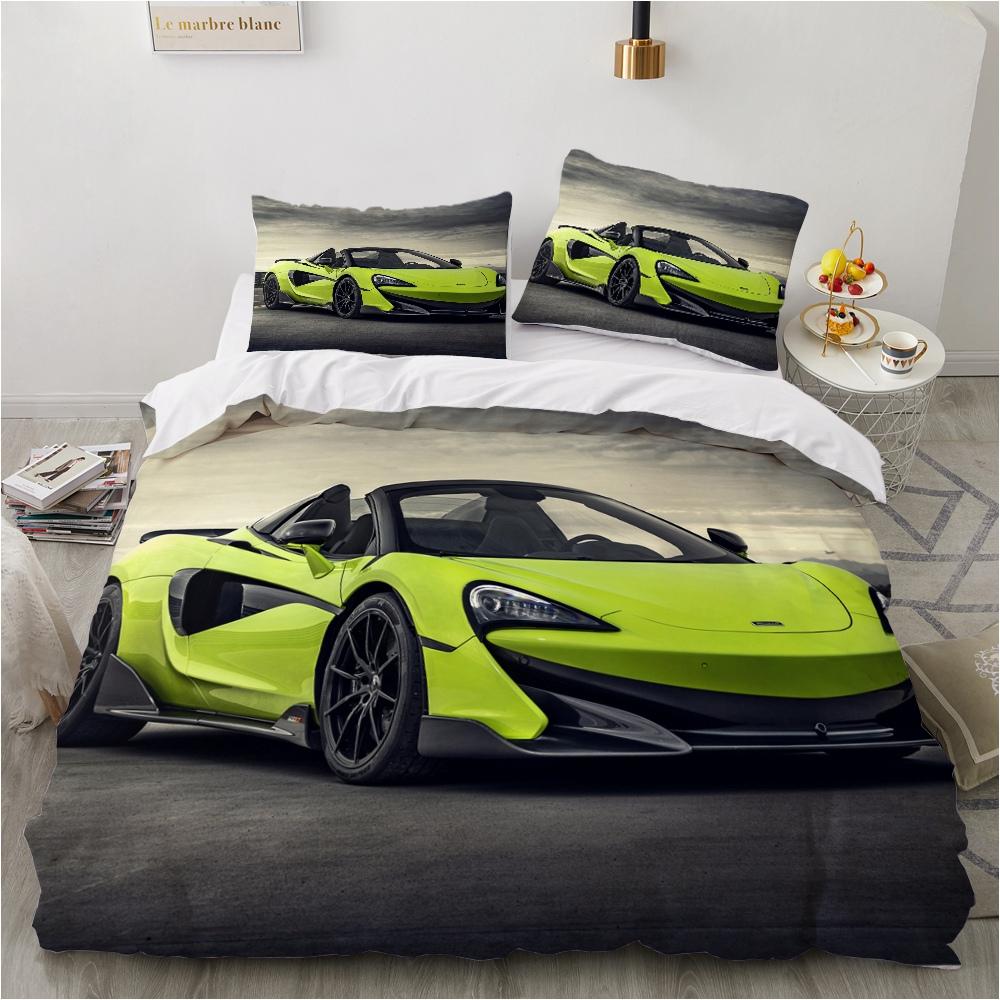 Racing Cars Fashion Scenery 3d Duvet Cover Dropshipping Modern Cool Sports Car for Children Teens Boys Bedroom Decoration Queen