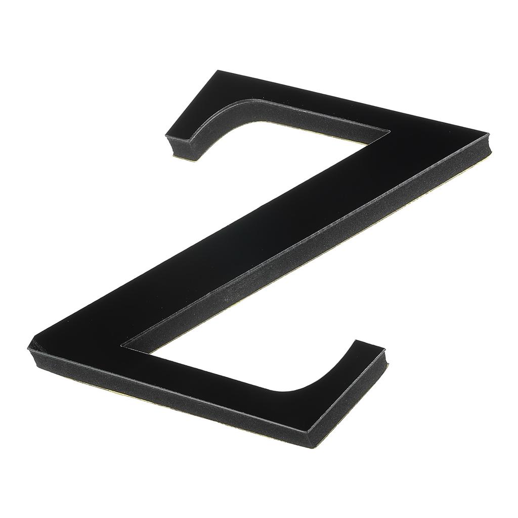 10cm Black 26 English Letters Wall Sticker 3D Mirror Acrylic Wall Sticker Decals Self-Adhesive Decor Wall Art Mural Home Party