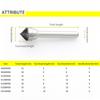 Chamfering Alloy Rotary File K-type Grinding Head Mechanical Chamfering Pneumatic Tools Compatible Toothed Edge