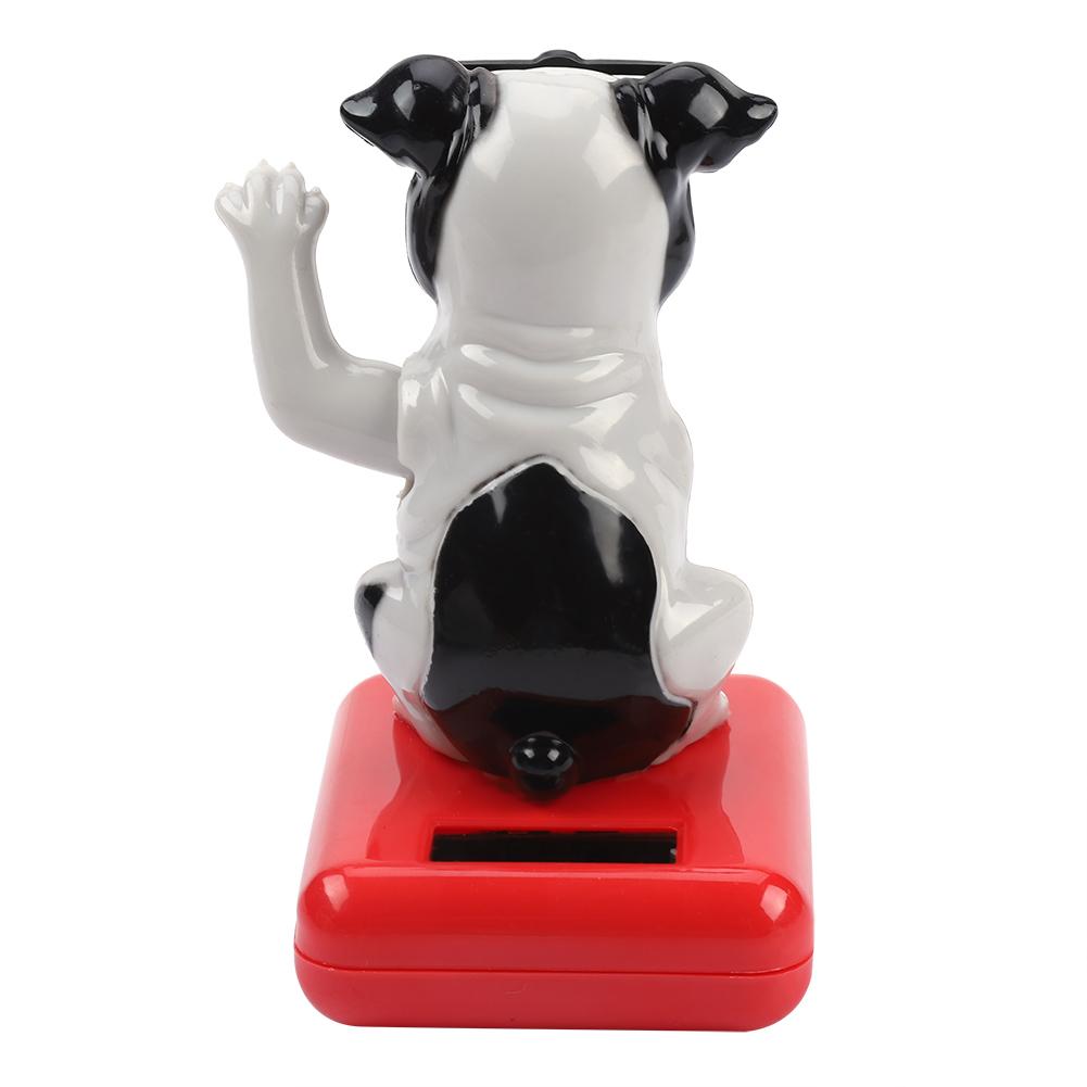 Solar Powered Swing Waving Dog Adorable Home Decor Car Accessories Table Ornament(#2)