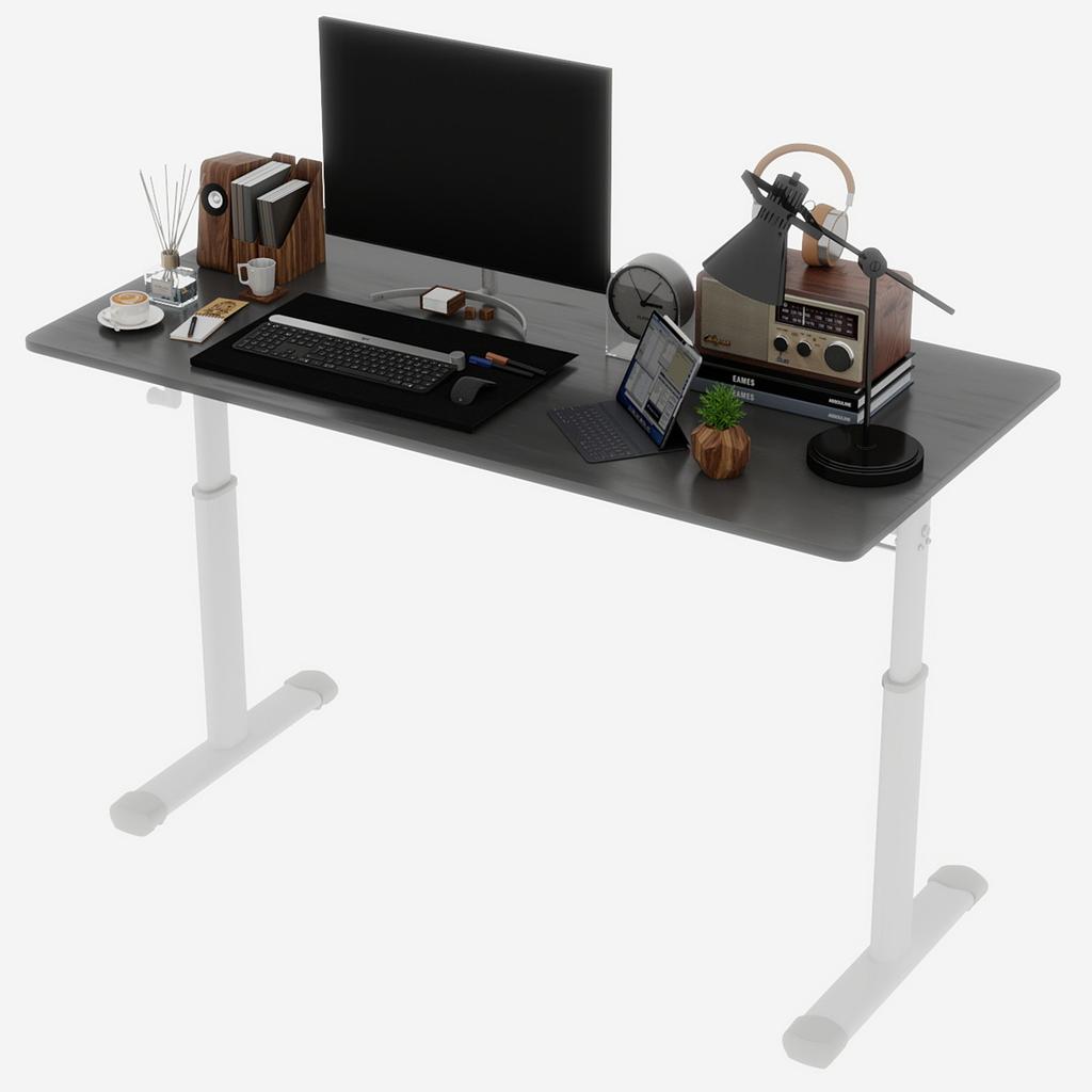 Birou de studiu reglabil pentru copii și adulți – Reglabil pe înălțime, Birou multifuncțional pentru casă/birou, Design compact