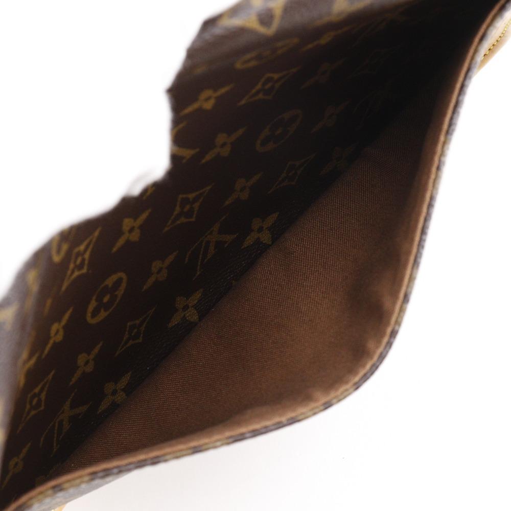 LOUIS VUITTON Sologne Shoulder Bag M42250 Brown Monogram canvas Women Used