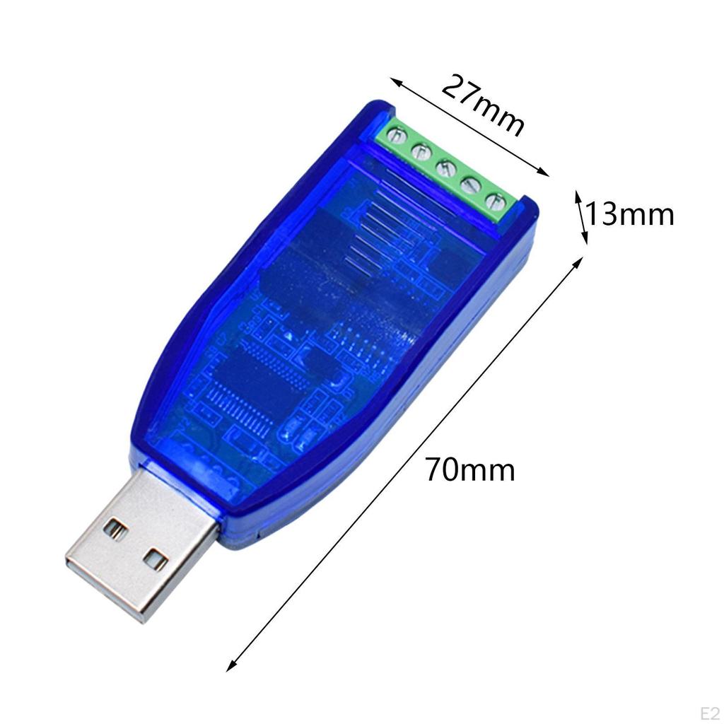 USB zu RS485 Konverter Adapter Tragbar Kompakt 5V TVs Schutz Einfache Bedienung Multifunktional