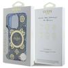 Guess Guhmp16Lh4Pyeeb Iphone 16 Pro 6.3 Niebieski/Blue Hardcase Iml Peony On 4G Background Magsafe