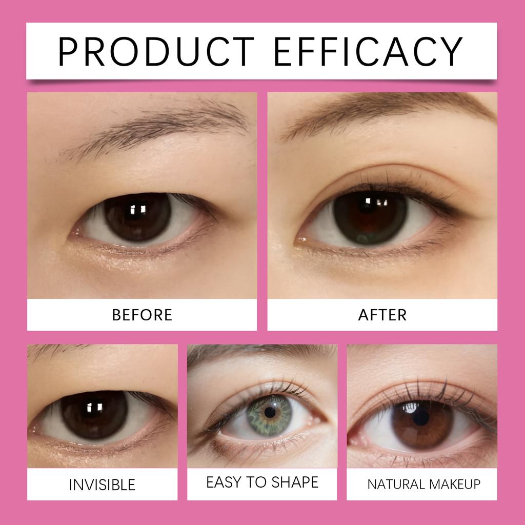 Double Eyelid Stickers Are Firm And Natural. The Eyelid Lifting Strips Clearly Outline The Eye And Create Double Eyelids That Fit The Eye Shape.