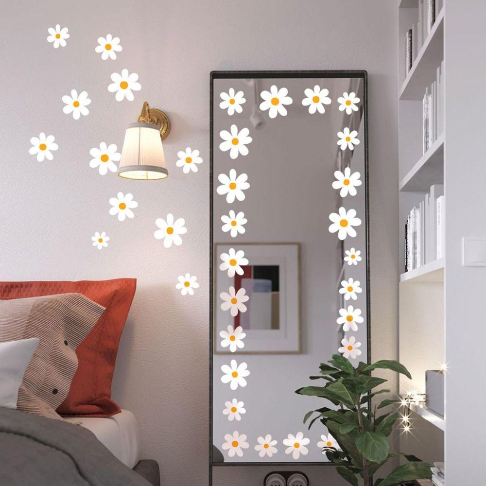 30x60cm Wall Stickers Self-adhesive DIY Kids Room Decoration Stickers Flower Window Sticker for Bedroom Living Home Decor