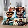 Johnny Depp Pattern Throw Blanket Light Weight Blanket for Living Room Bedroom Kidsroom Warm Blanket Christmas Gift