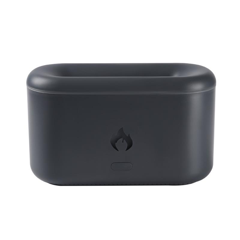 Flame Aroma Diffuser Humidifier with Night Light - Ideal Creative Gift for Home, Bedroom, Family, and Friends.