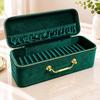 Bangle Case Bracelet Display Jewelry Organizer Storage Box Watch Flannel Metal Portable Large