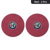2 Stuks Auto Suede Waterbekerhouder Anti-slip Onderzetter Accessoires Voor Alfa Romeo 159 Giulietta Giulia 147 Mito 156 Stelvio Volante