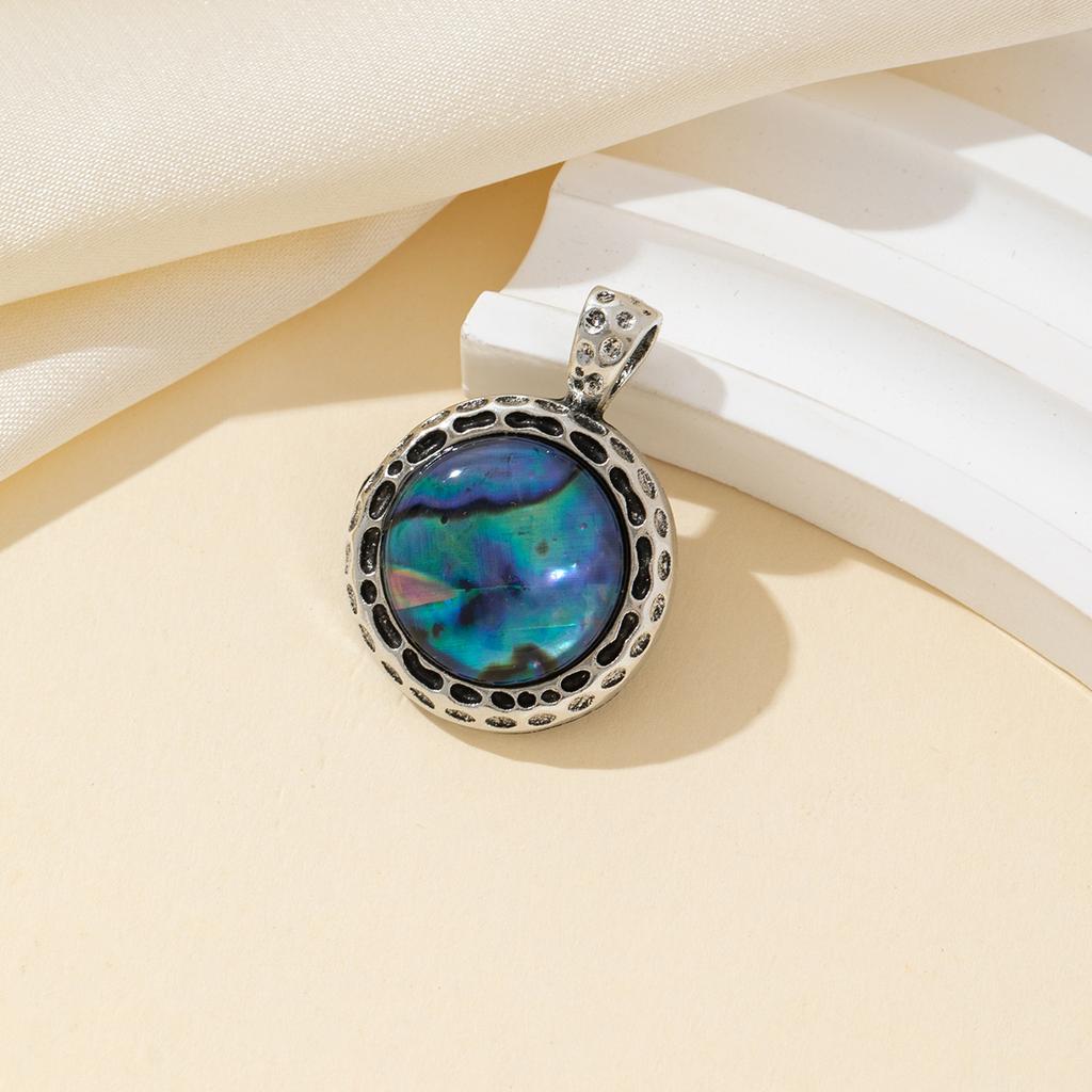 2Pcs Shell Pendant Natural Shell Round Small Pendant 22x22mm For Jewelry Making DIY Necklace Earrings Accessory