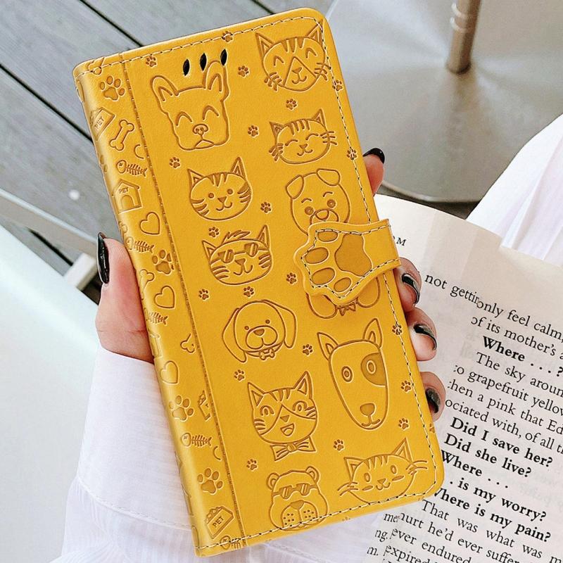 

Lovely Leather Case For Xiaomi Redmi Note 10 11 12 13 14 Pro Plus 5G 4G 12S 11S 10S 10C 12C 13C 14C Card Slot Flip Case Cover Redmi 12-Case & Strap жовтий