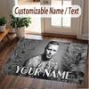 Custom Name Crystal Velvet Rug,Kontra K Comfortable Anti Slip Floor Mat For Room Decoration