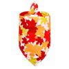 Dog Cat Neckerchief Collar Scarf Saliva Towel Pet Thanksgiving Accessories Dog Bandanas Soft Triangle Bibs