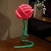 85cm/100cm Imitation Rose Realistic Soft Plush Flower Healing Decompressing Safe Never Withering Bouquet Home Decor
